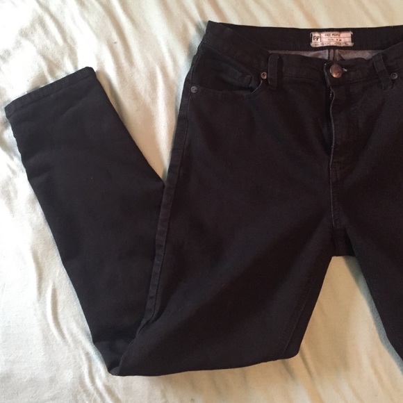 Black free people skinny jeans