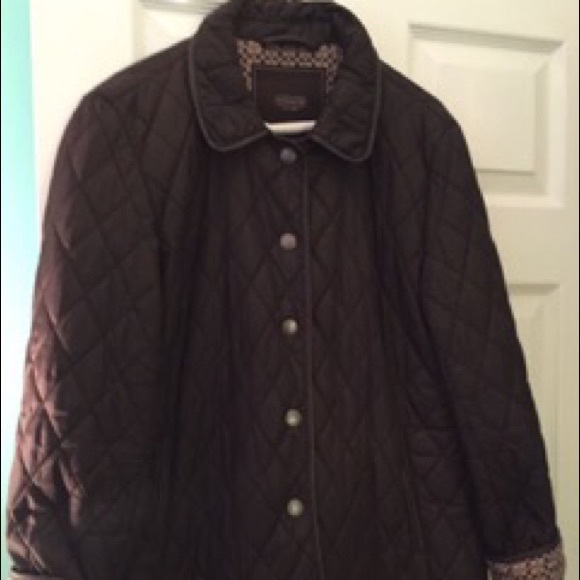 Authentic Coach Jacket with Signature Lining.
