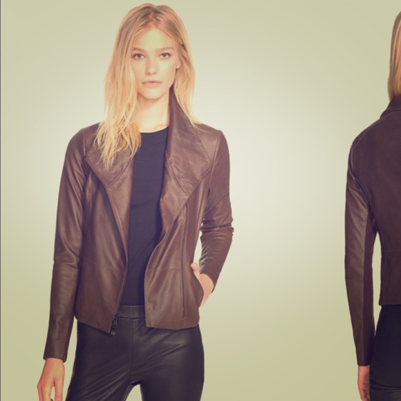 Vince scuba jacket, all leather from Nordstrom.