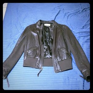 Michael Kors Genuine leather motorcycle jacket