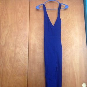 Last Chance! 😍Blue ASOS floor length jumpsuit.