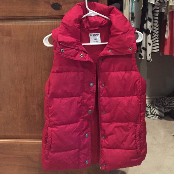 Old Navy Fleece Lined Puffer Vest