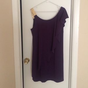 Purple special occasion dress