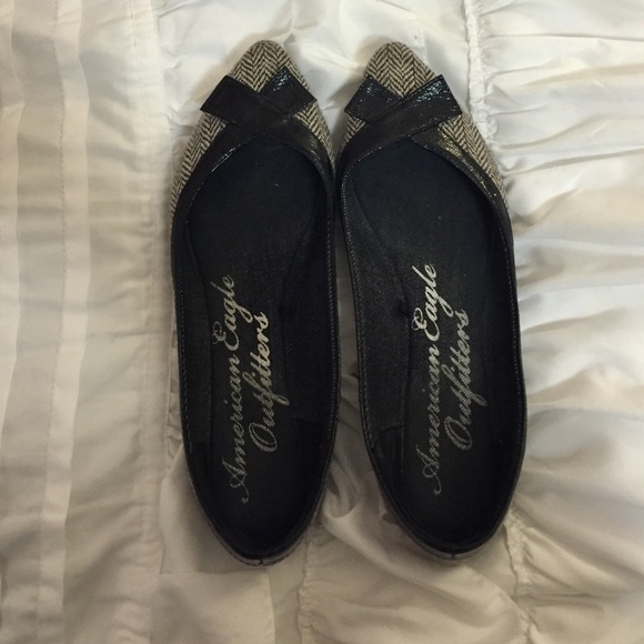 Herringbone AMERICAN EAGLE flats - Picture 2 of 3