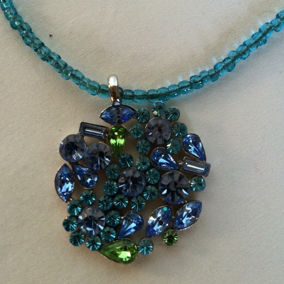 Party dress stunning necklace.   OBO!