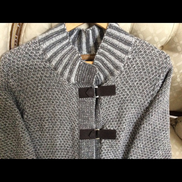 Conbipel long gray sweater. - Picture 2 of 4
