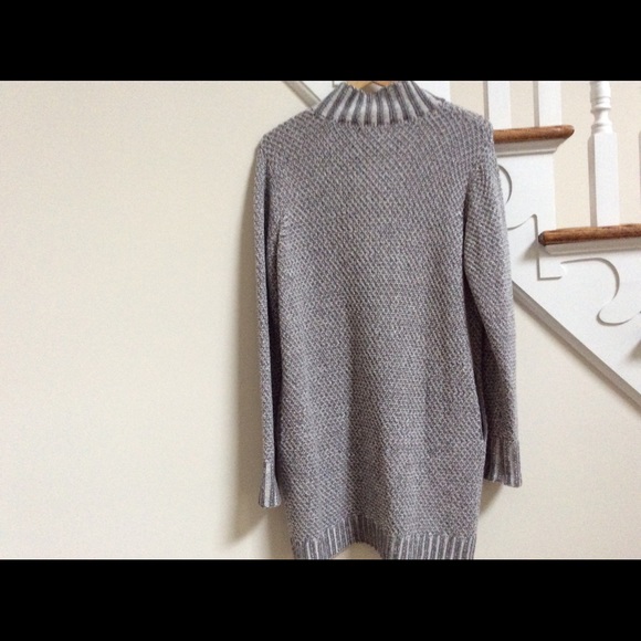 Conbipel long gray sweater. - Picture 3 of 4