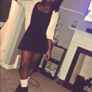 Black dress mini for night, going out, parties