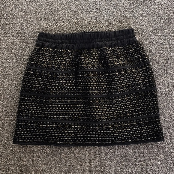 Robbi & Nikki Skirt size S Black/Gold - Picture 2 of 4