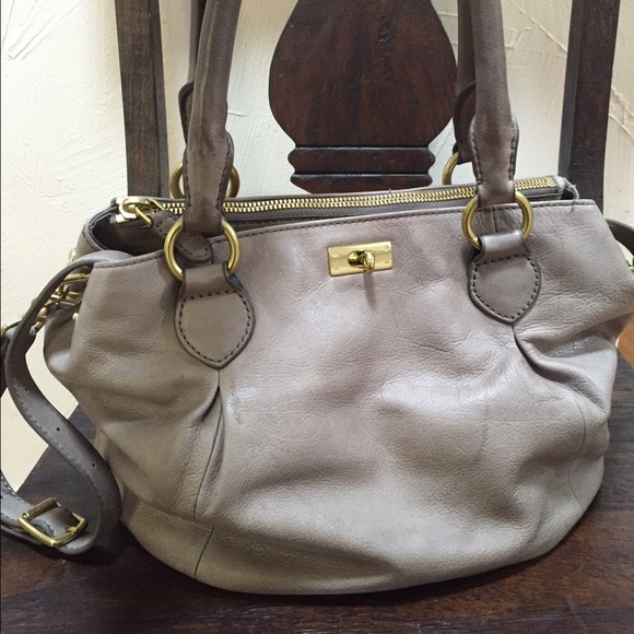 J. Crew leather satchel bag