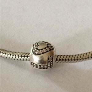 Pandora Surrounded by Love Pink CZ Charm