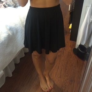 Black Cotton Skater a Skirt- NWOT