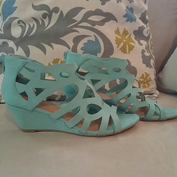 Teal Wedges