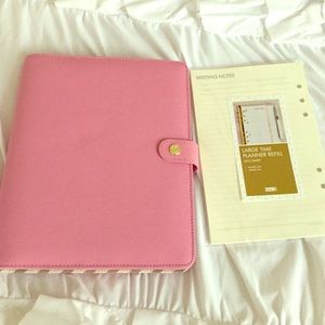 Kikki K Leather planner