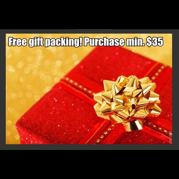 Free gift wrapping!! $35 minimum purchase