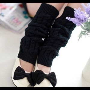 Knit Crochet Winter Leg Warmer SocksNet