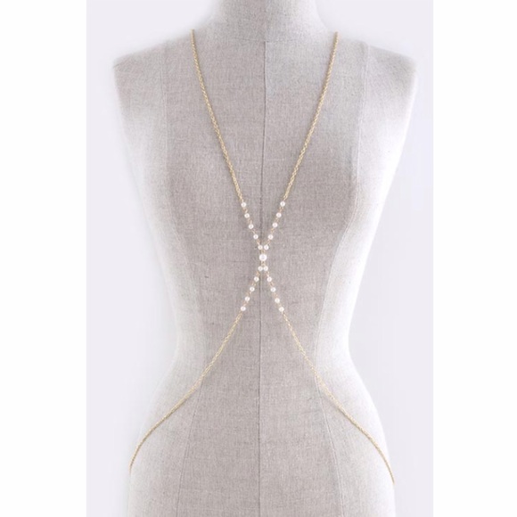 Boutique Jewelry - ✨NWT✨  Cute Pearl BodyChain Necklace
