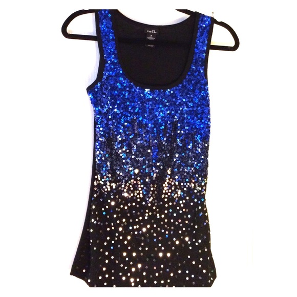 Sparkly sequined tank