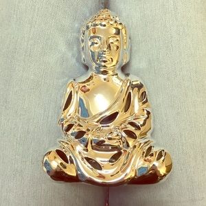 Silver Buddha Figurine