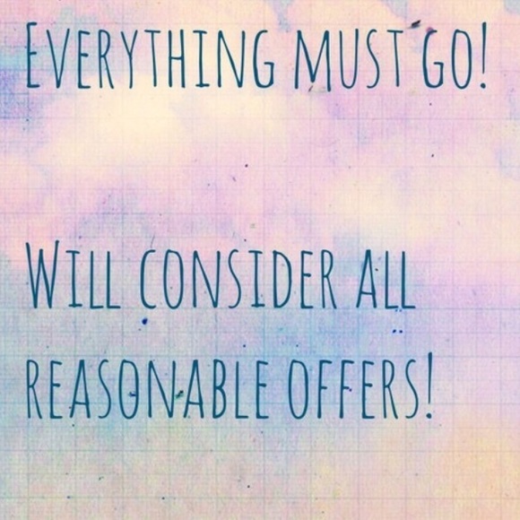 ALL OFFERS WILL BE CONSIDERED