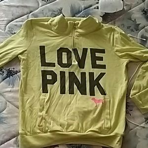 VS Pink half zip