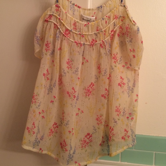 Abercrombie and Fitch floral tank top