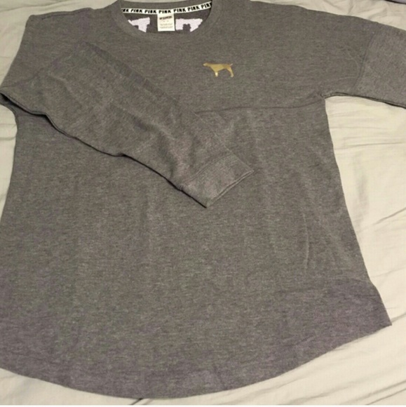 VS PINK Bling Varsity Crew - Picture 3 of 3