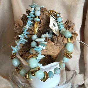Zebra Jewelry - Amazonite Necklace