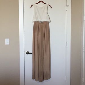 ALC Midriff Pleated Gown in size XS