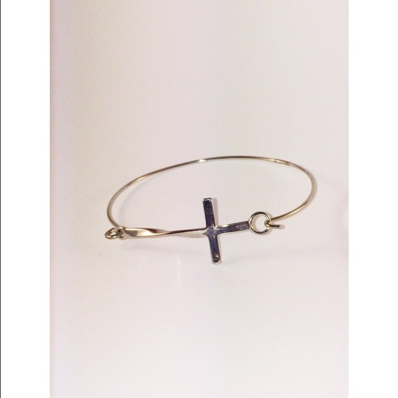 Silver Cross Bracelet