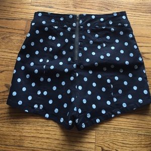 Cute Polka Dot High Wasted Shorts