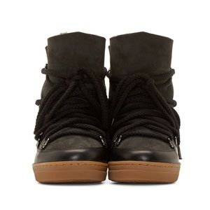 Isabel Marant- Nowles Fur Lined Wedge Boot