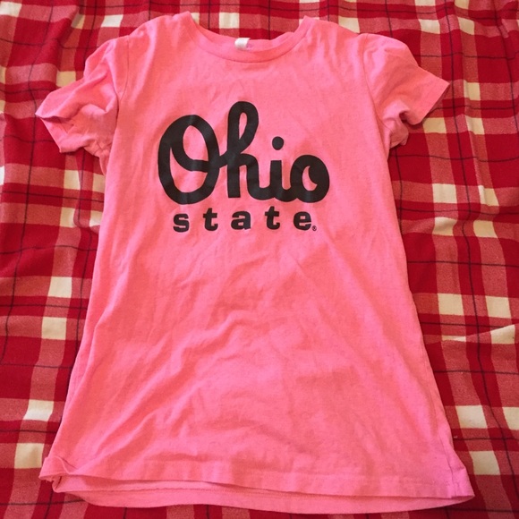 Pink and black osu t shirt