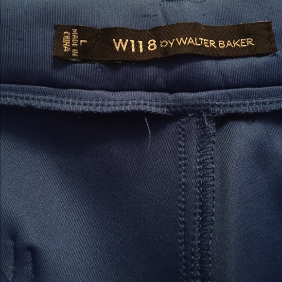 W118by Walter Baker Royal Blue/Blk pant - Picture 3 of 3