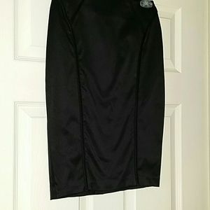 Satiny skirt with adorable detail.