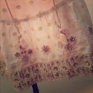 Abercrombie& Fitch pink sequined top