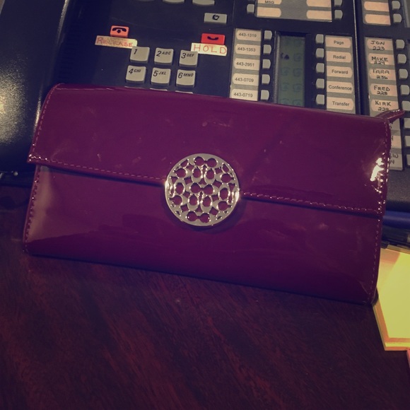Never used Maroon COACH Wallet!
