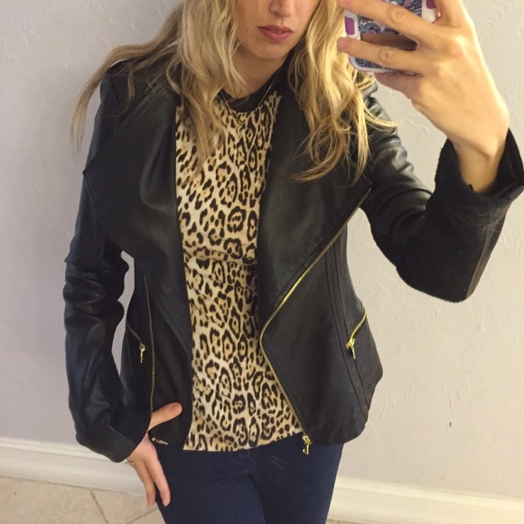 Guess Jackets & Blazers - Spring sale! Moto leather jacket (faux leather)