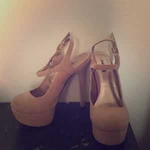 Nude stilettos