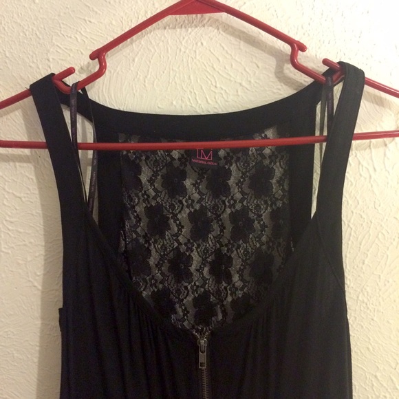 Material Girl Little Black Dress w/ Lace
