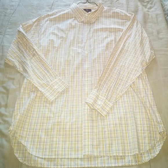 Steve and Barry button down plaid shirt