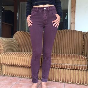 SOLD Purple Pacsun High Rise Jeans