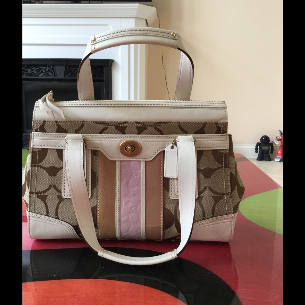COACH VINTAGE DOUBLE STRAP BAG