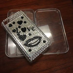 iPhone five diamond kiss case