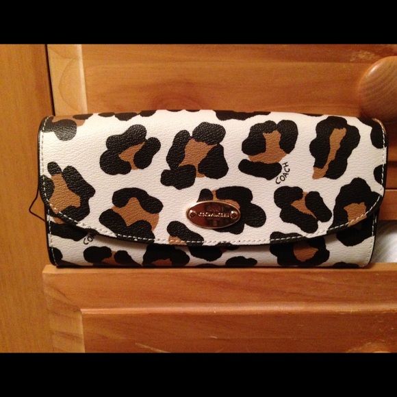 Coach Ocelot Pop Limited Edition Slim Env. Wallet