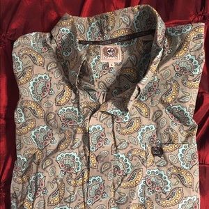 Cinch men's  long sleeve button up
