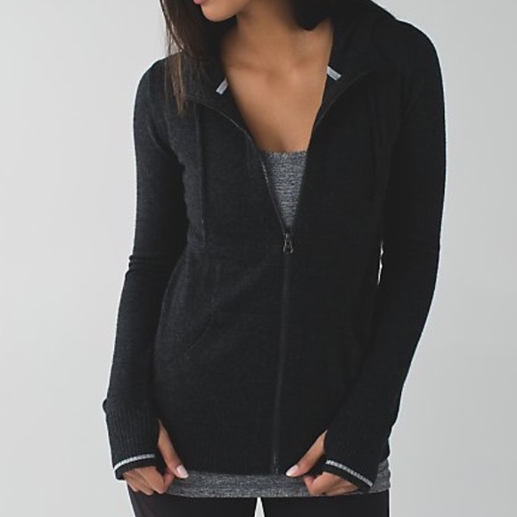lululemon athletica Tops - Lululemon Find Your Mantra grey hoodie sweater