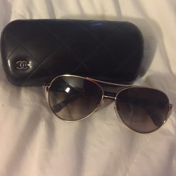Authentic Chanel aviators