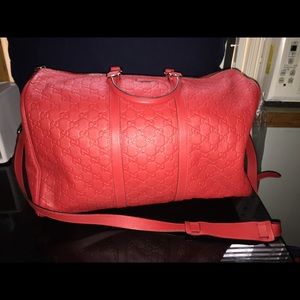 Gucci Vincennes Weekend Duffle Bag w/ strap