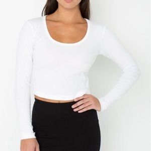 Baby Rib Long Sleeve Crop